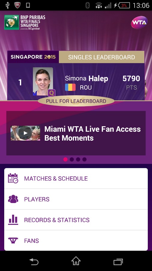 WTA Finals截图1