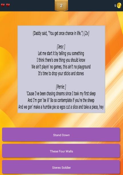 Guess Lyrics: Little Mix截图2