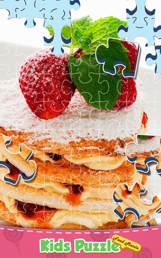 Kids Jigsaw Puzzle: Food Mania截图1