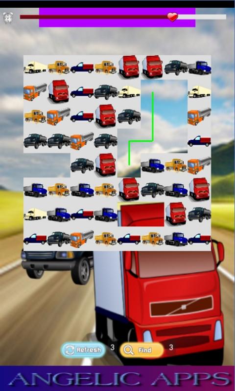 Trucks Match Race Game - Free截图3