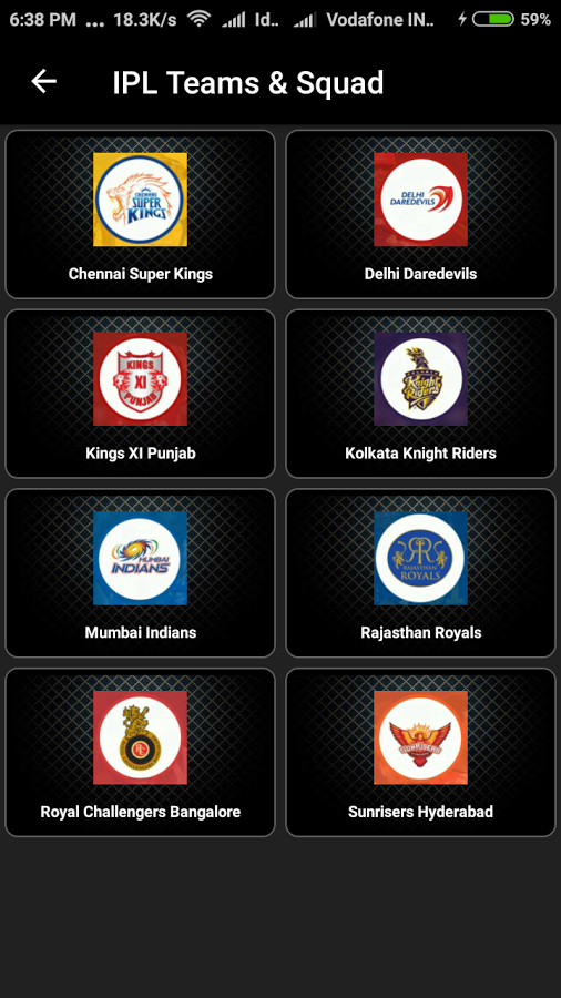 IPL 2018截图2