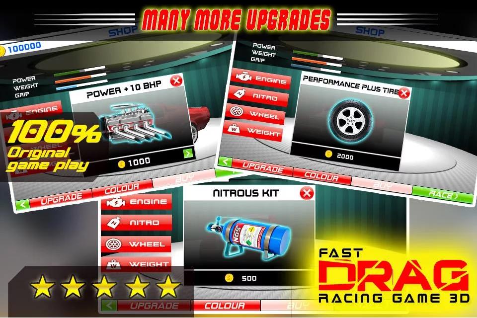 Fast Drag Race 3D截图4