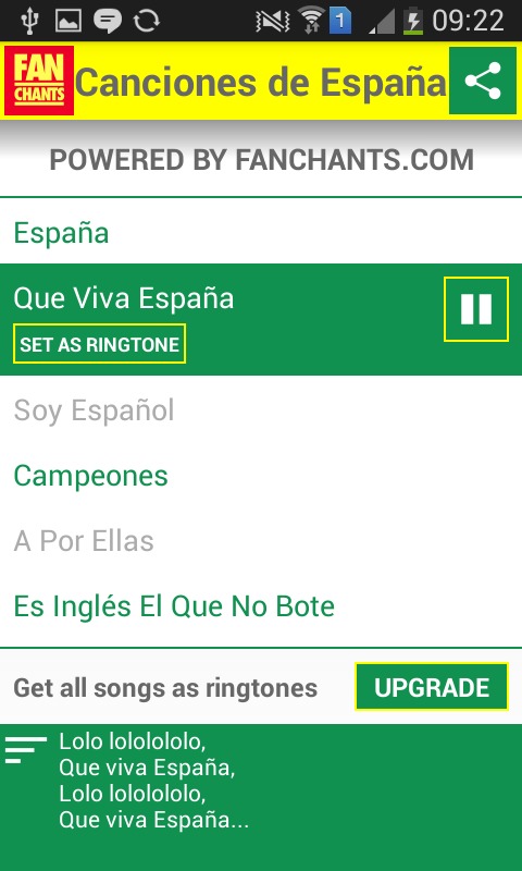 España - Canciones del Mundial截图3