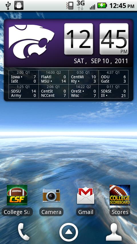 Kansas State Live Clock截图1