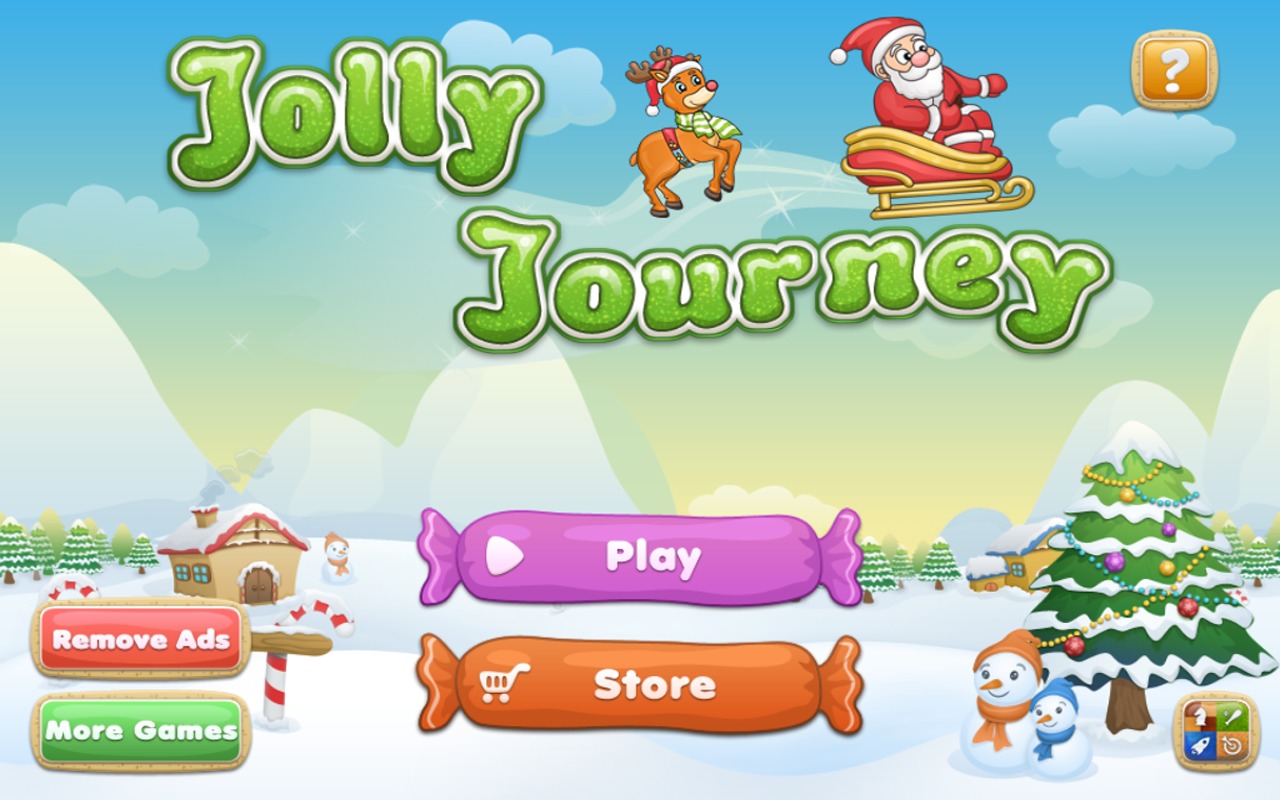 Jolly Journey Santa RacingFREE截图1