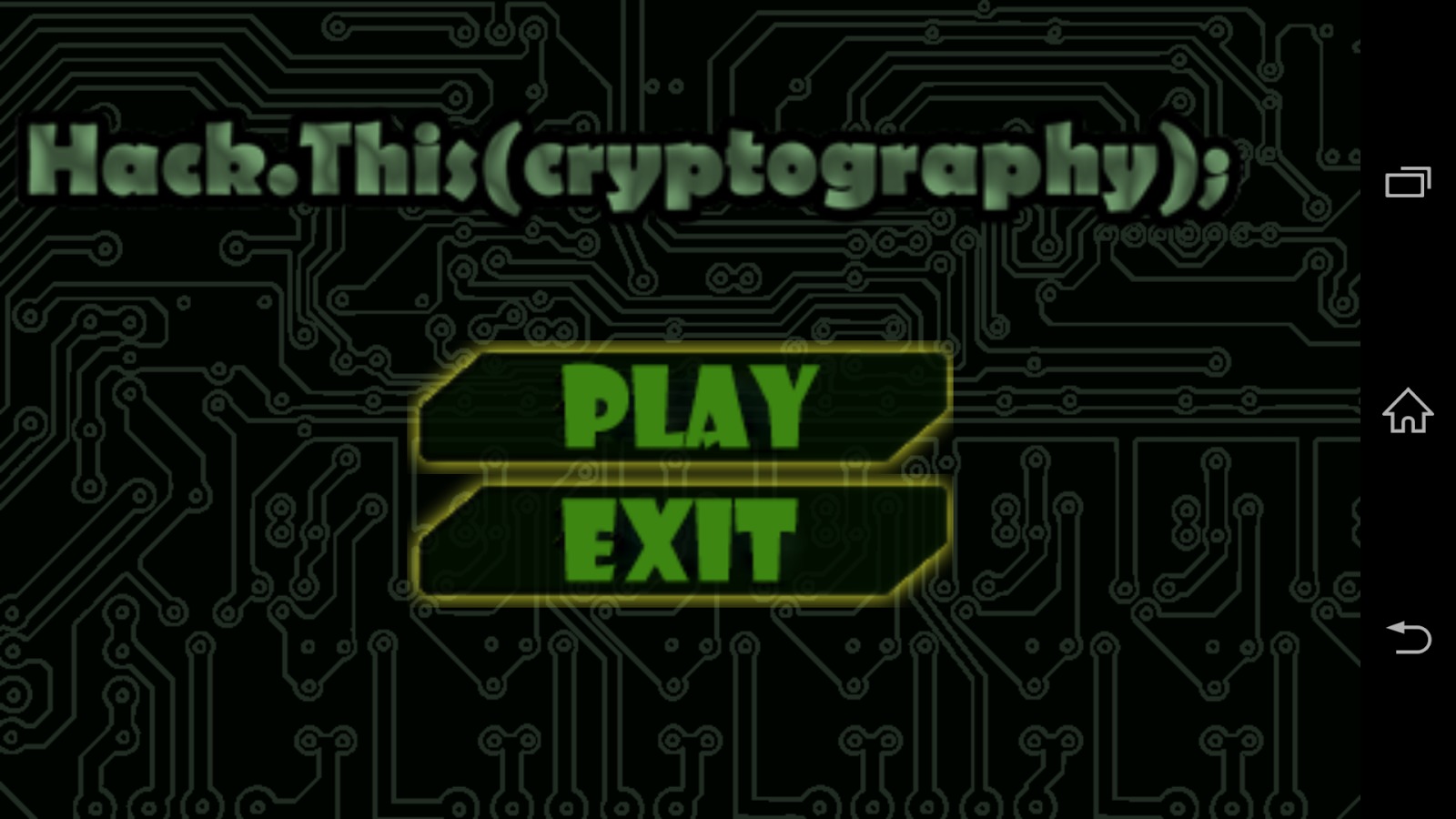 Hack.This(Cryptography) Game截图1