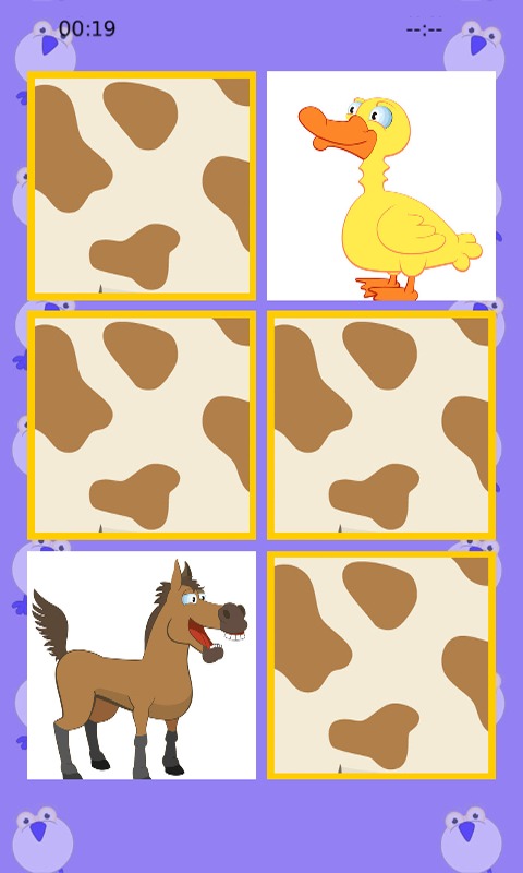 Farm Animal Fun Memory Puzzle截图1