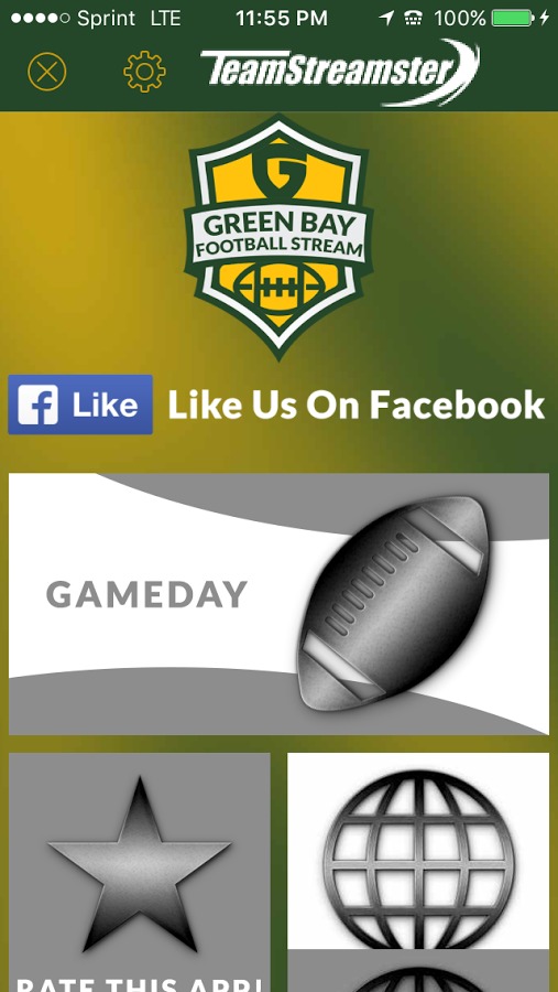 Green Bay Football STREAM截图1