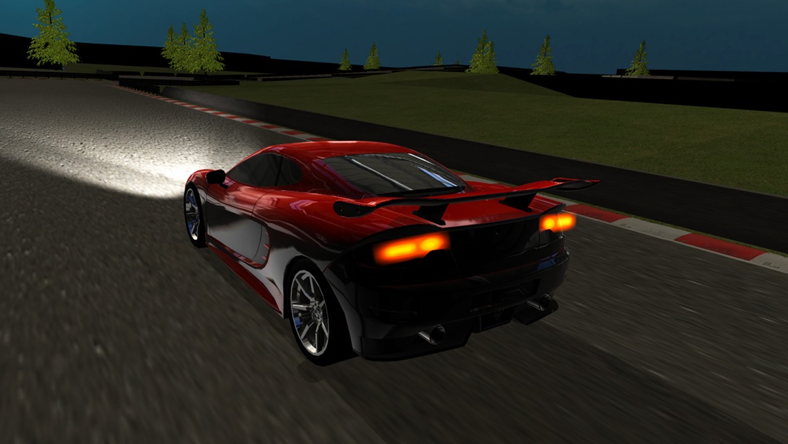 3D Night Track Racer截图1