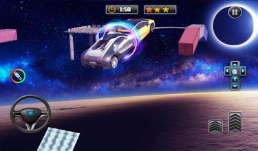 Space Car Mega Ramp Stunts: Race for the Galaxy截图1