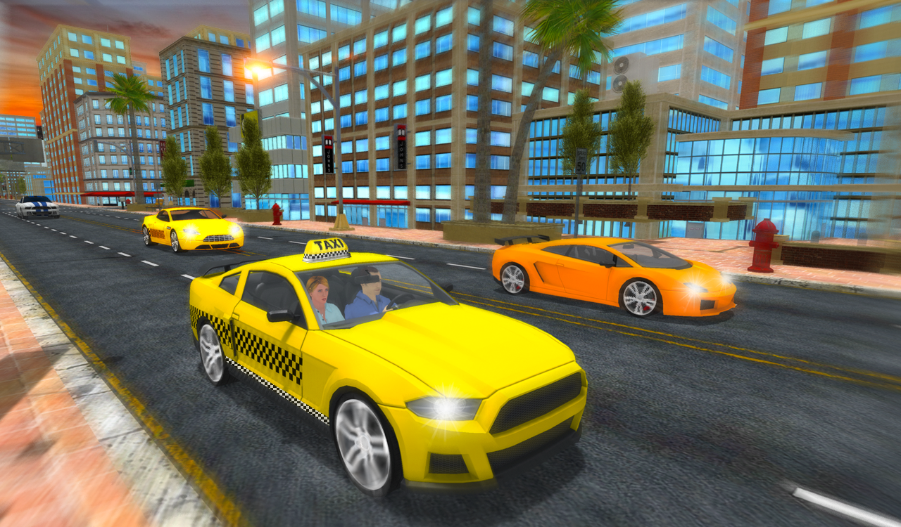 Crazy Taxi Cab Games截图1