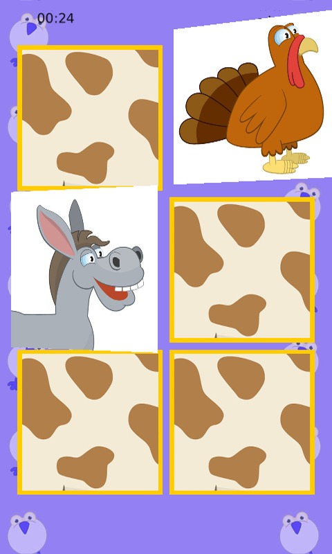 Farm Animal Fun Memory Puzzle截图2