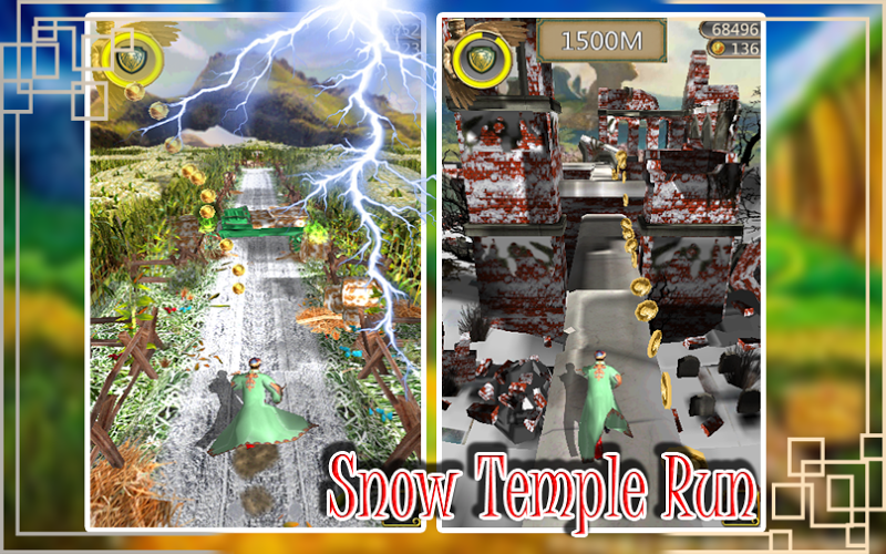 Snow Temple Run截图2