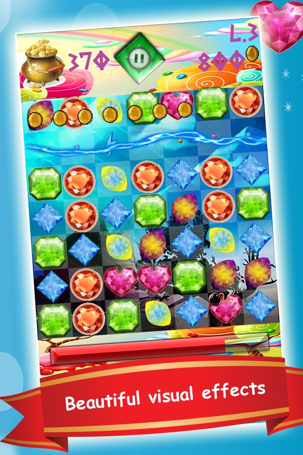 Gems And Jewels Match 3截图2