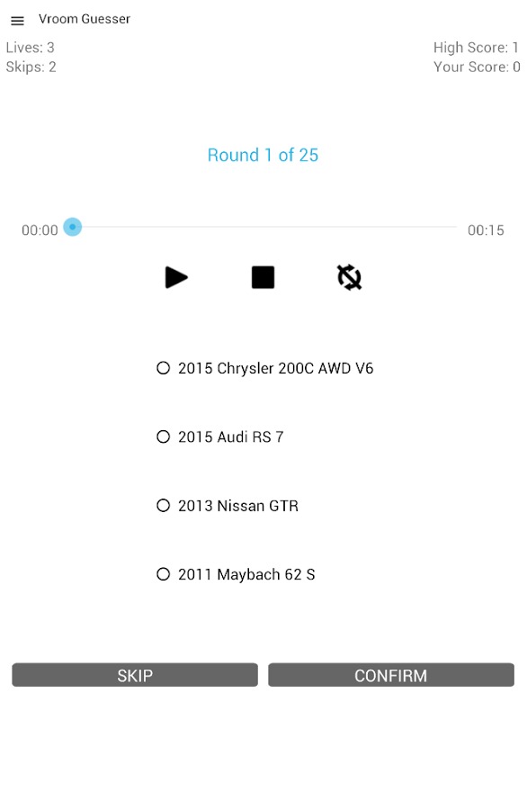 Vroom Guesser - Sound Game截图4