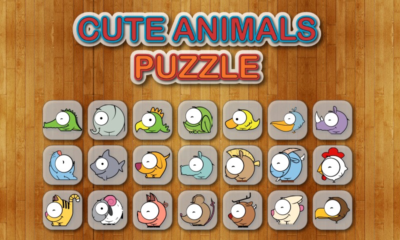 Cute Animals Puzzle截图1