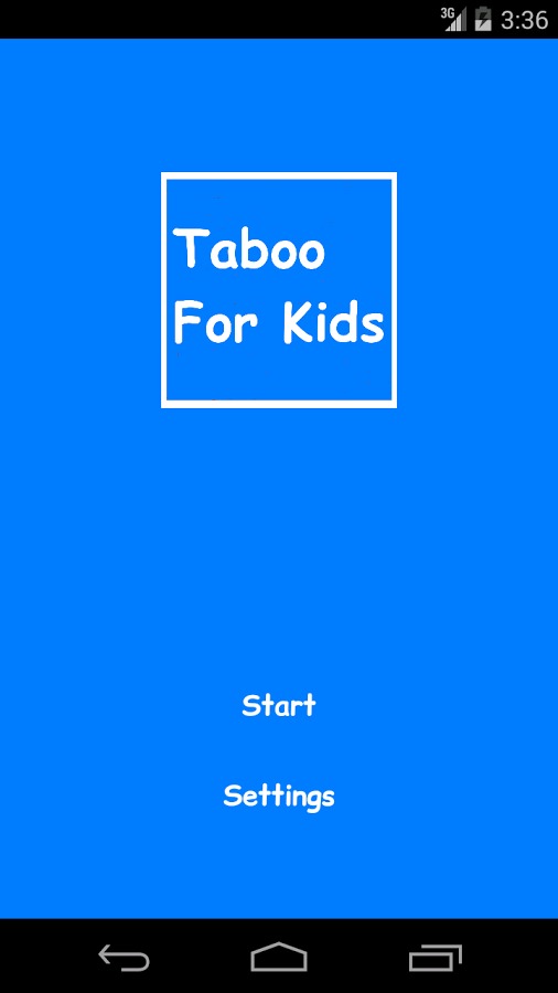 Taboo For Kids截图1