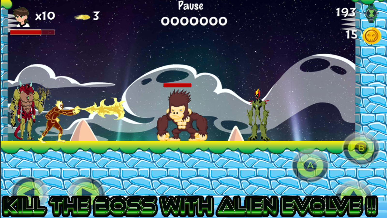 Ben Alien 10 Evolve Battle截图2