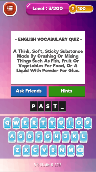 Guess the Words : English Vocabulary Quiz截图2