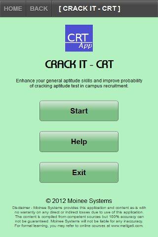 Crack It - CRT and Aptitude截图1