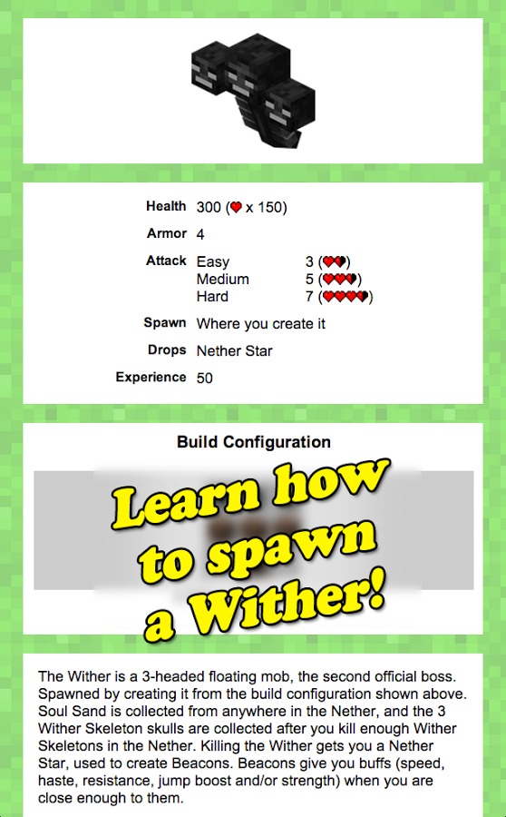 Wiki For Minecraft (FREE)截图3