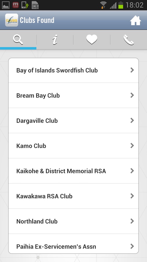 Clubs NZ Locator截图3