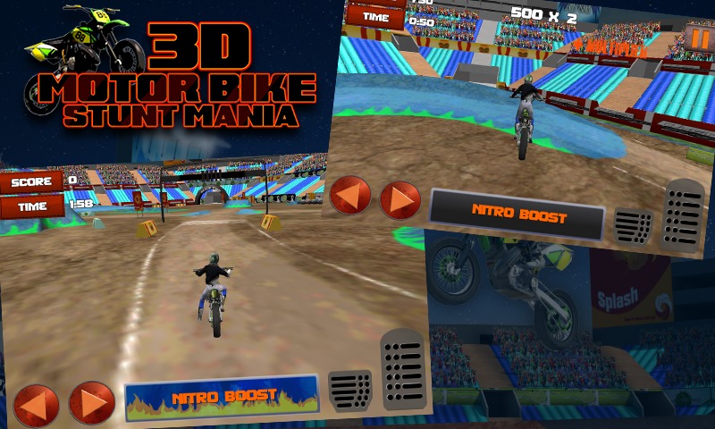 3D Motor Bike Stunt Mania截图4