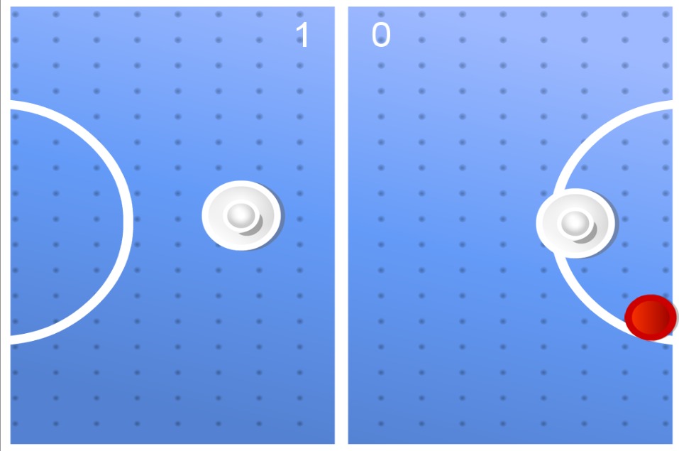 Air Hockey 2 Player 1 phone截图2