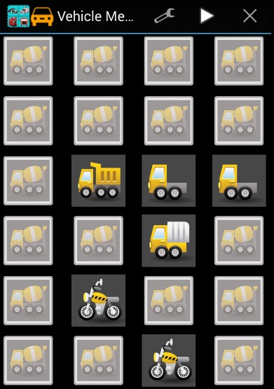 Vehicle Memory Game截图2