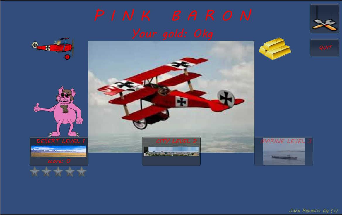 Pink Baron, Pig fly Fokker截图1