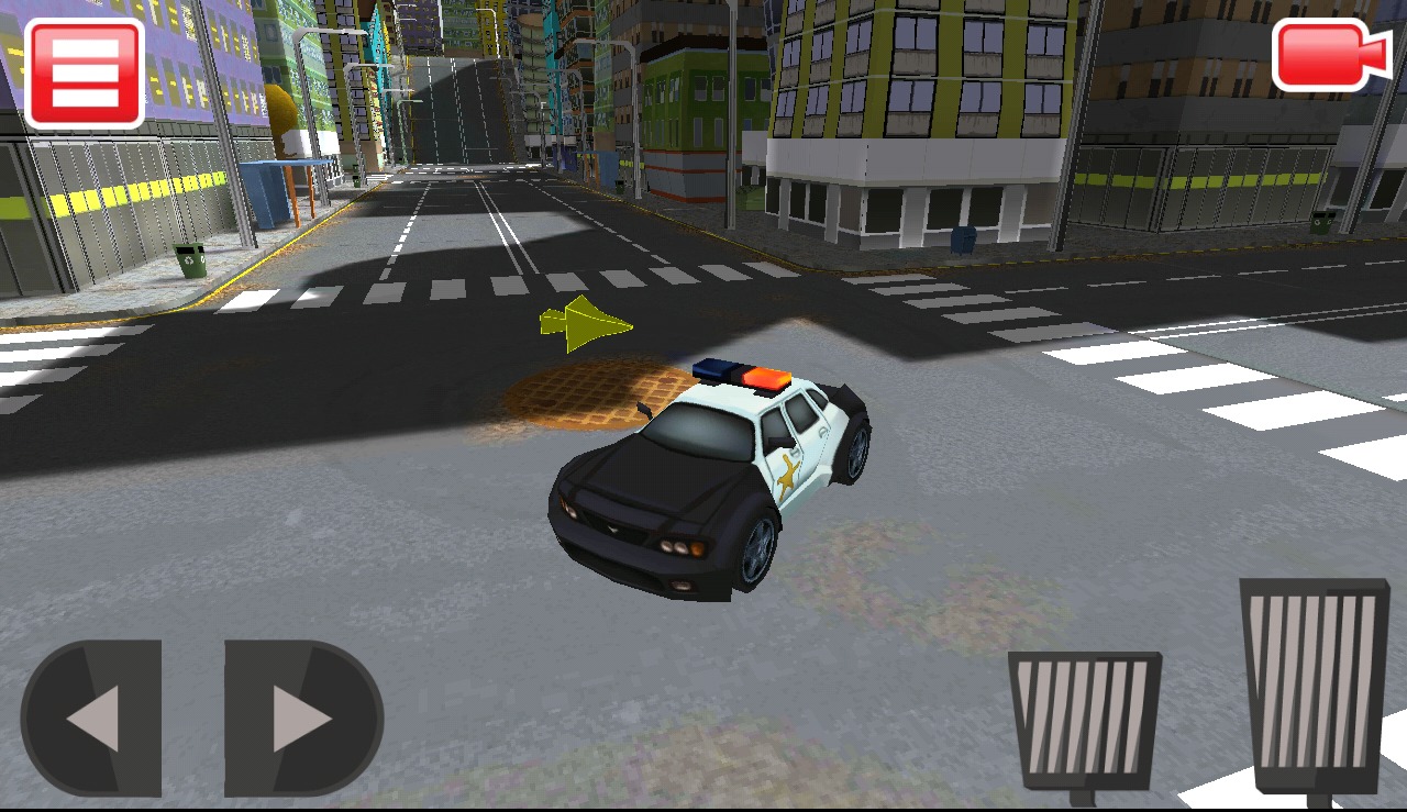 3D Police Car Chase截图5