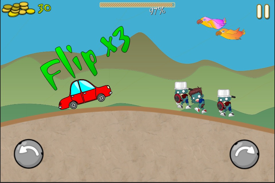 Kids Cars Running Over Zombies截图1