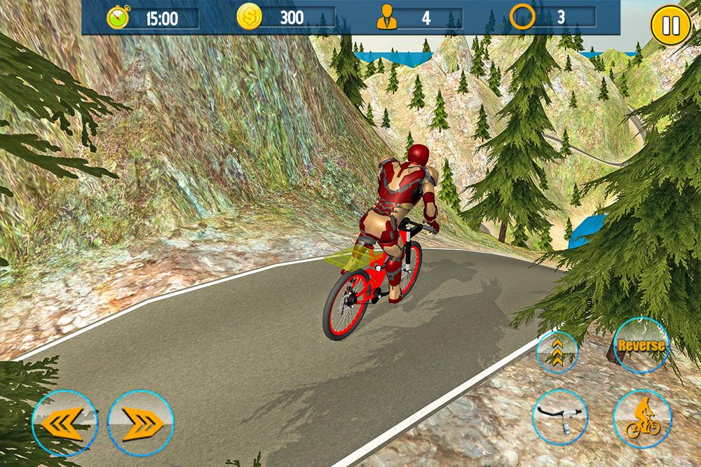 Superheroes BMX Bicycle Stunts: Tricky Missions截图2