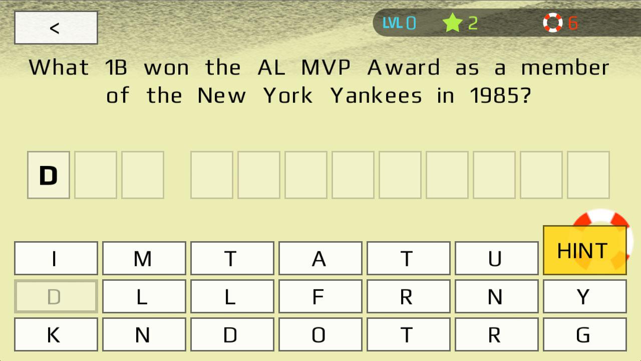 Baseball Trivia: Stats &Awards截图1