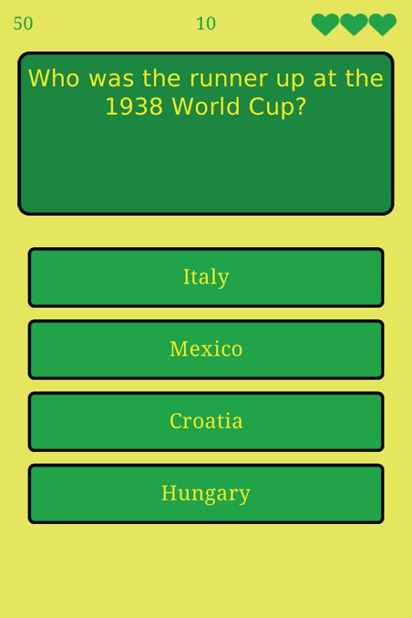 Trivia for World Cup 2014 Quiz截图3