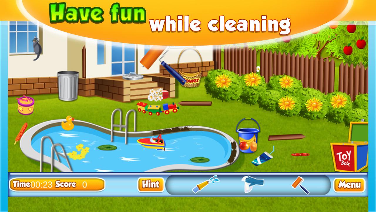 Home Cleanup Games - Garden截图4