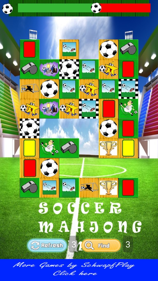 Soccer Mahjong Game for kids截图2