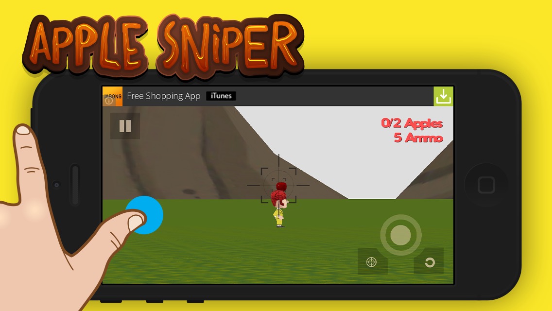 Apple Sniper Shooter 3D截图1