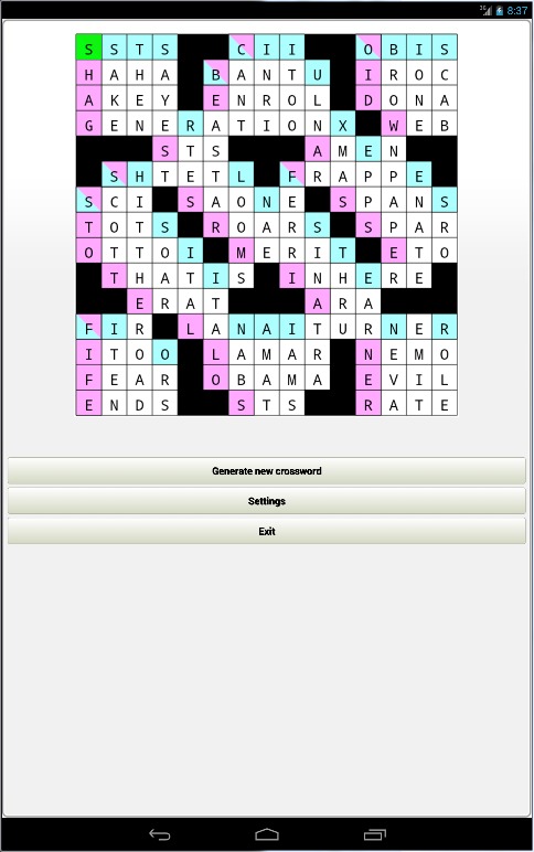 Crossword 15x15截图4