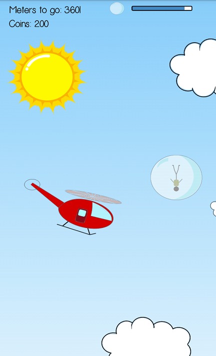 Stickman Parachute Action截图4