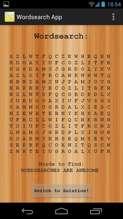 Wordsearch App截图3