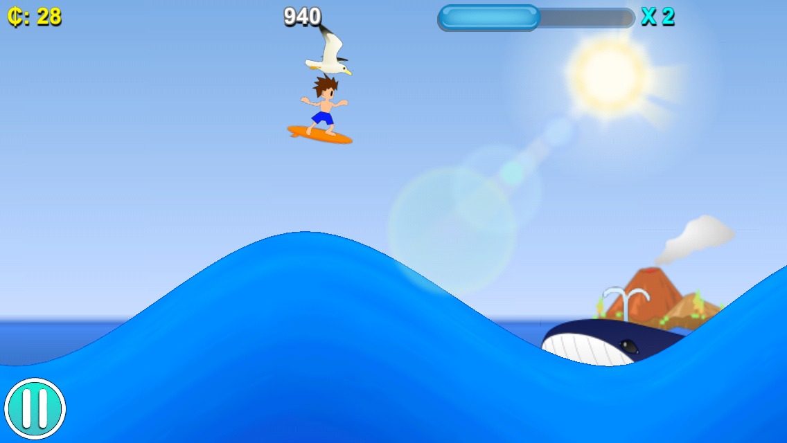 Space Surf : Shark Attack截图4