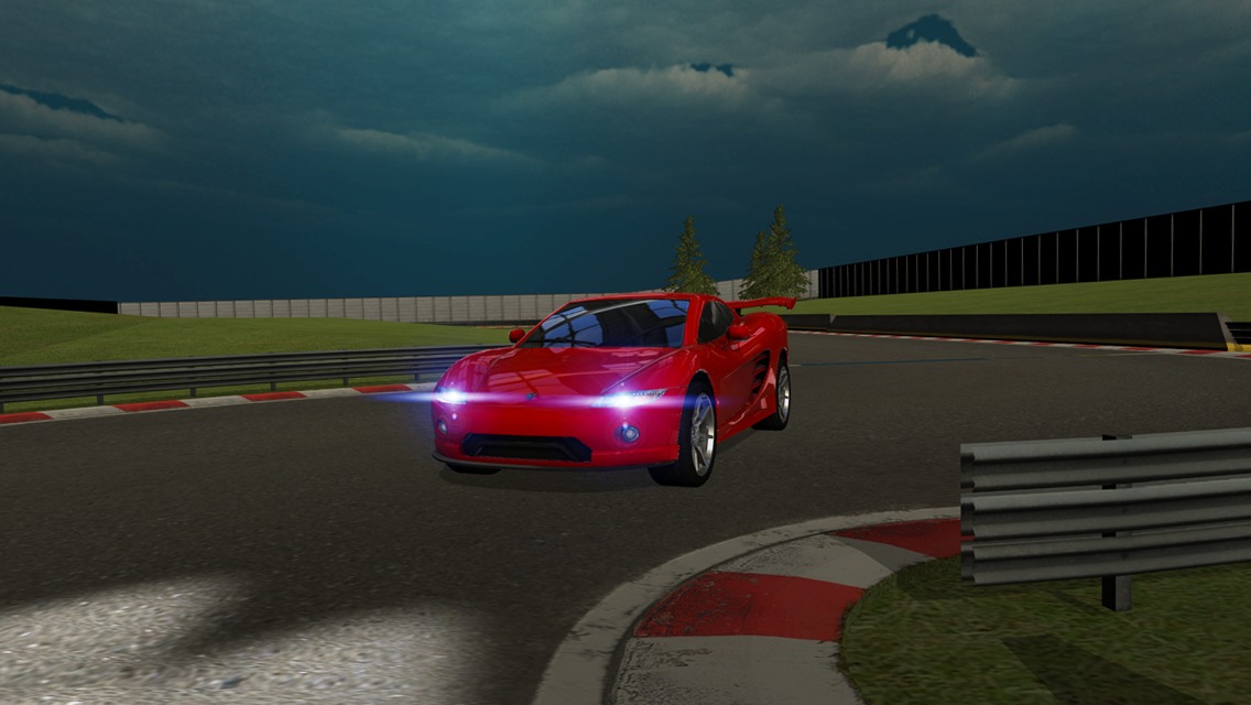 3D Night Track Racer截图3