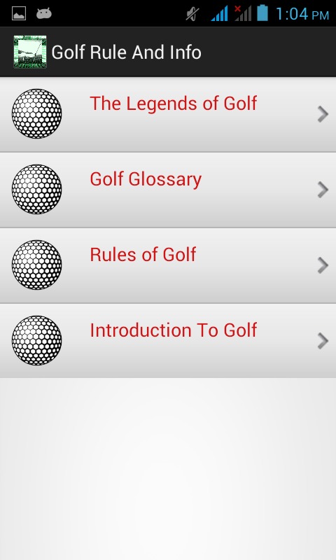 Golf Rules & Info截图3