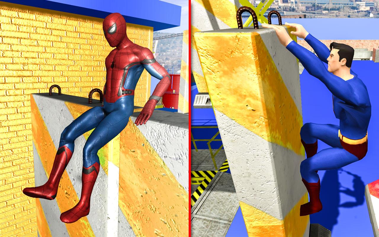 Superheroes Parkour simulator 3D截图2