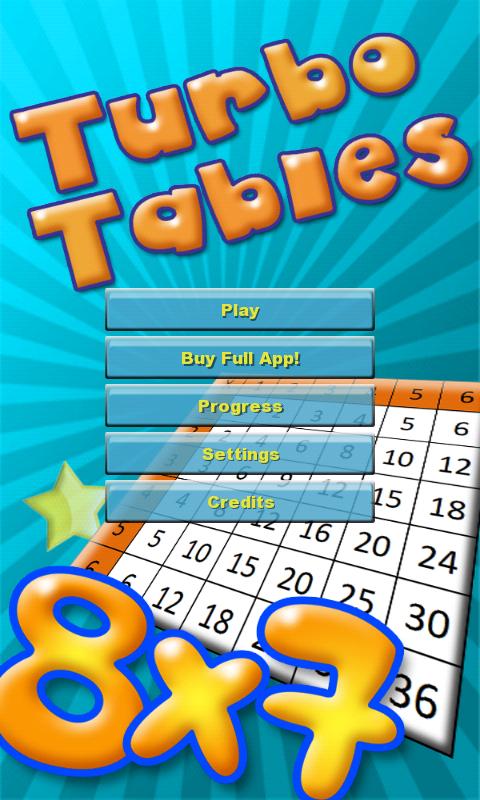 Turbo Tables Free截图1