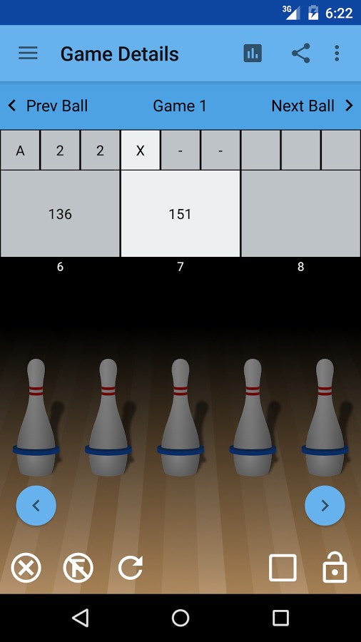 5 Pin Bowling Companion截图1