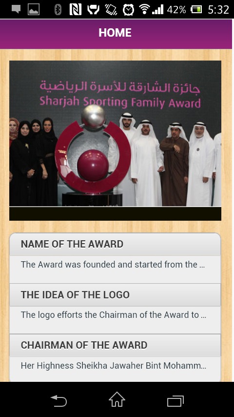 Sharjah Sporting Family Award截图2