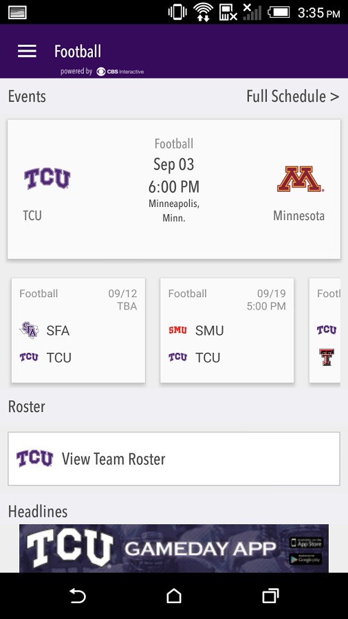 GoFrogs.com Gameday LIVE截图2