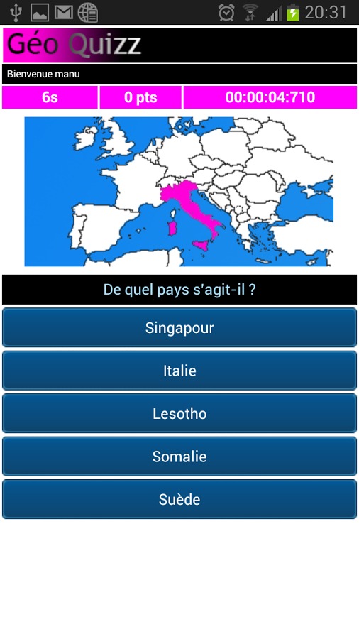 Geo Quizz - Géographie et jeu截图5